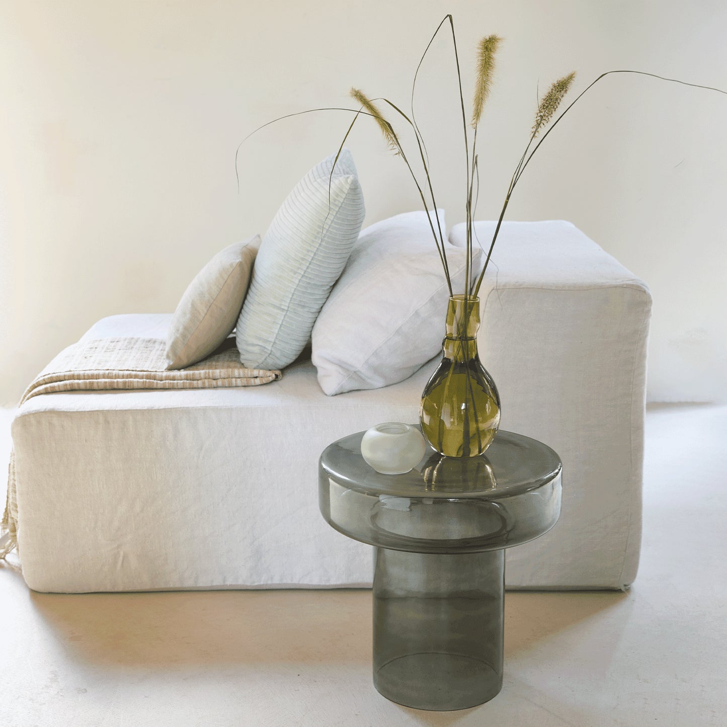 Vase recycled glass Quirky A