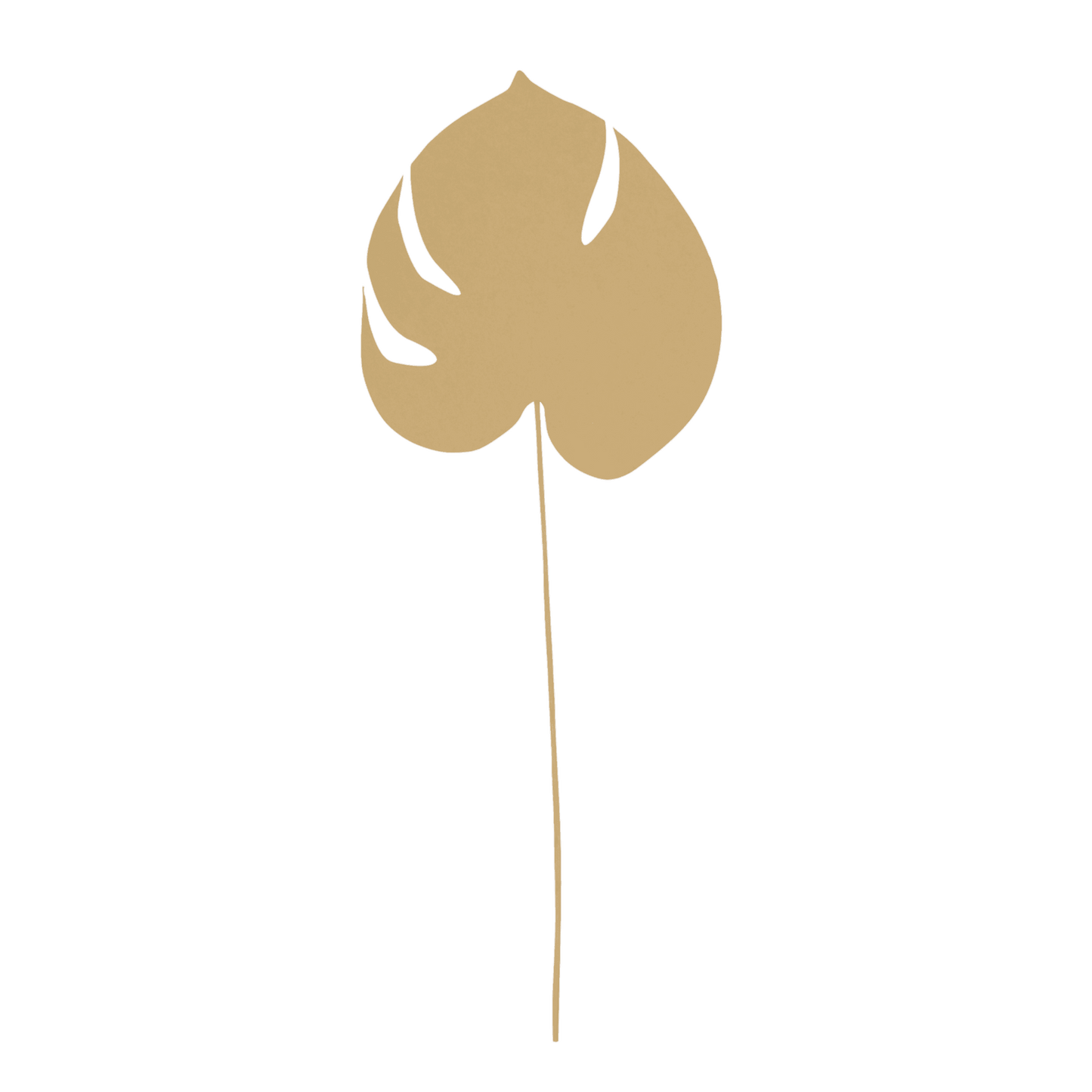 Planta recycled paper Monstera, Almond buff (set of 6)