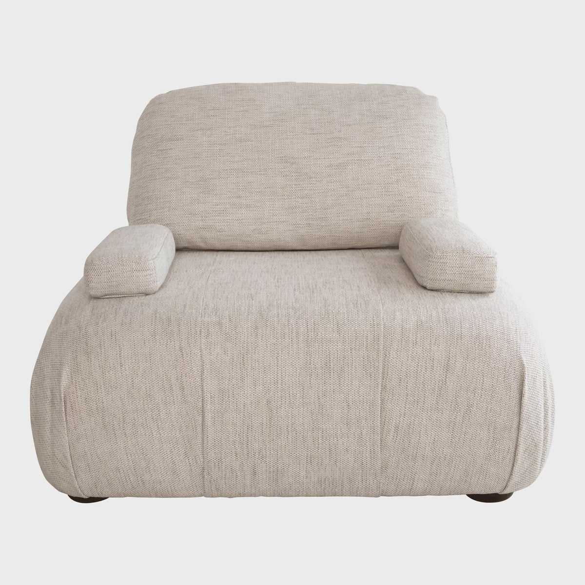 Armrest modular sofa natural