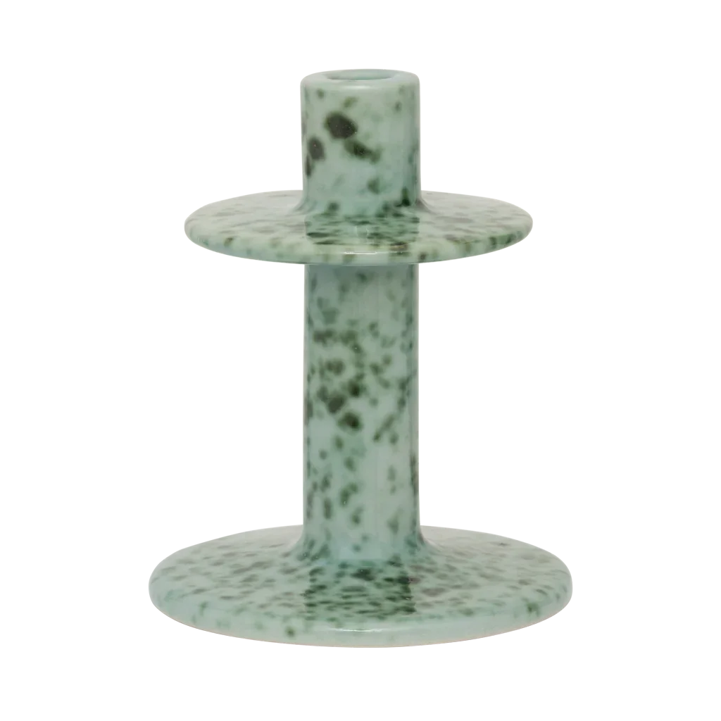 Candle holder Aiden, Sea foam (set of 2)