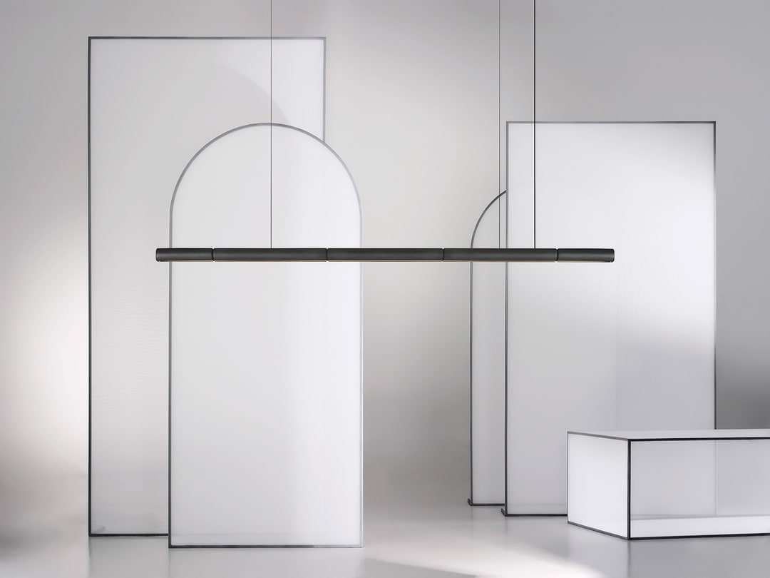 Suspension POTTER Suspension : 1800 mm - Blanc satiné