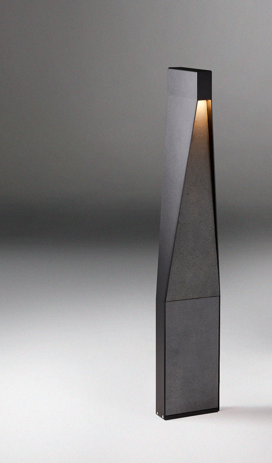Lampe sur pied STANDLEY Bollard - Revêtement en poudre