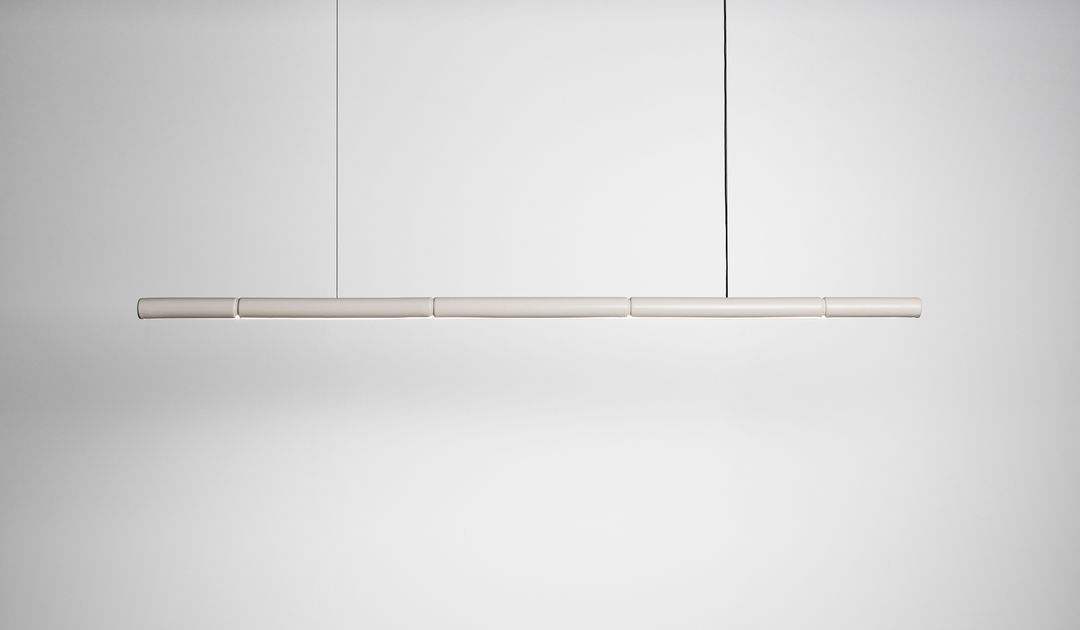Suspension POTTER Suspension : 1800 mm - Blanc satiné