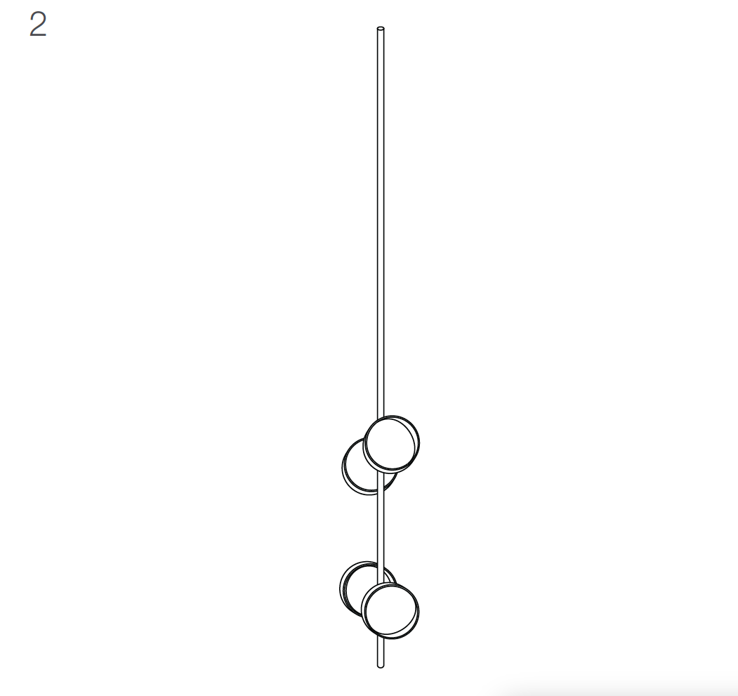 TYPOGRAPHIE CILON Suspension Disque CILON (Comme Présenté dans le Catalogue), Hauteur 2m