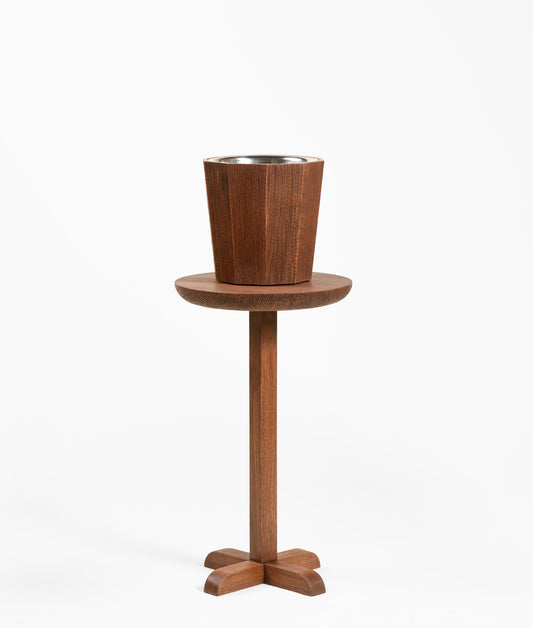 MERAK ice bucket and small table