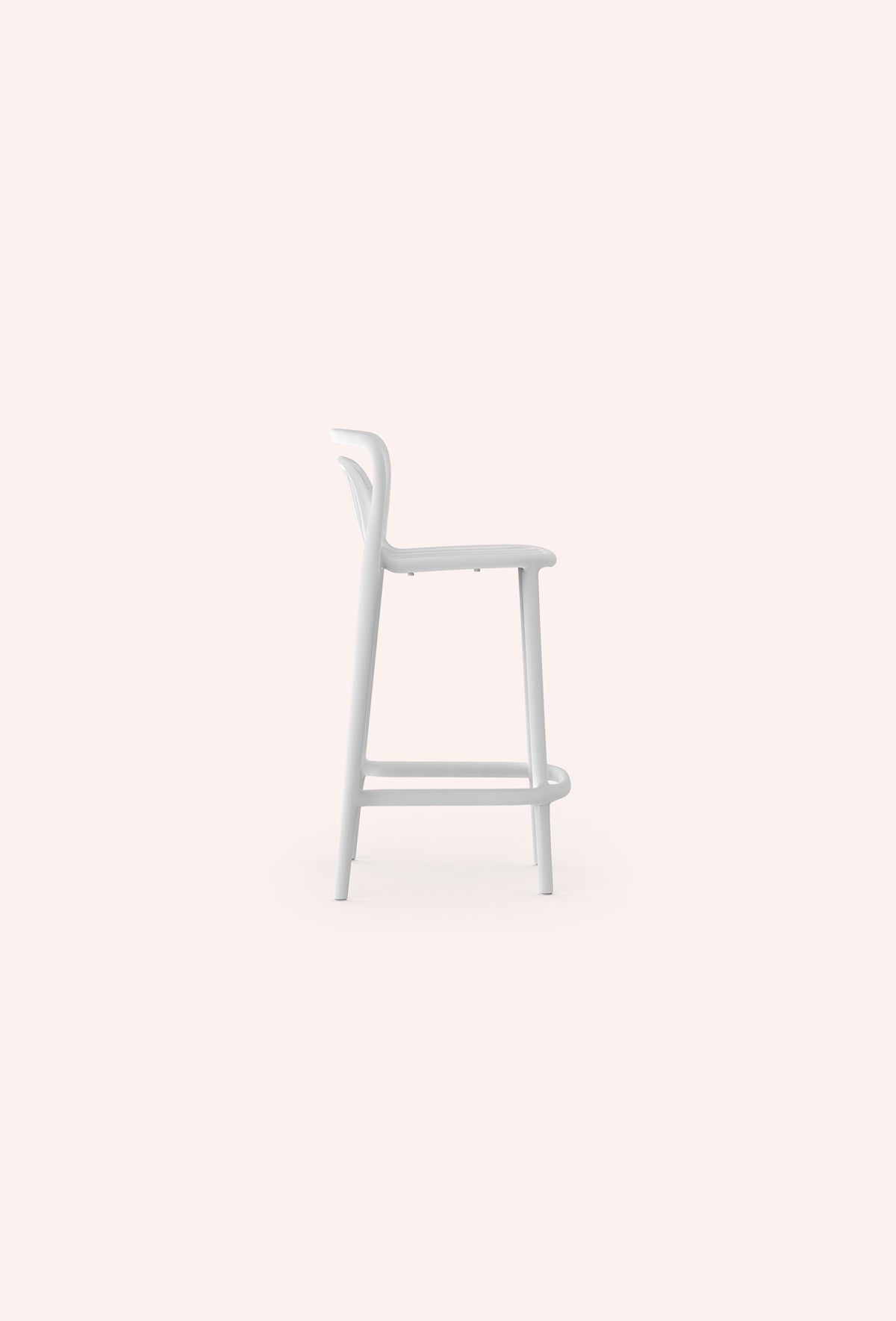 Diabla Classe Slats Stool, profile (76 cm seat height version shown)