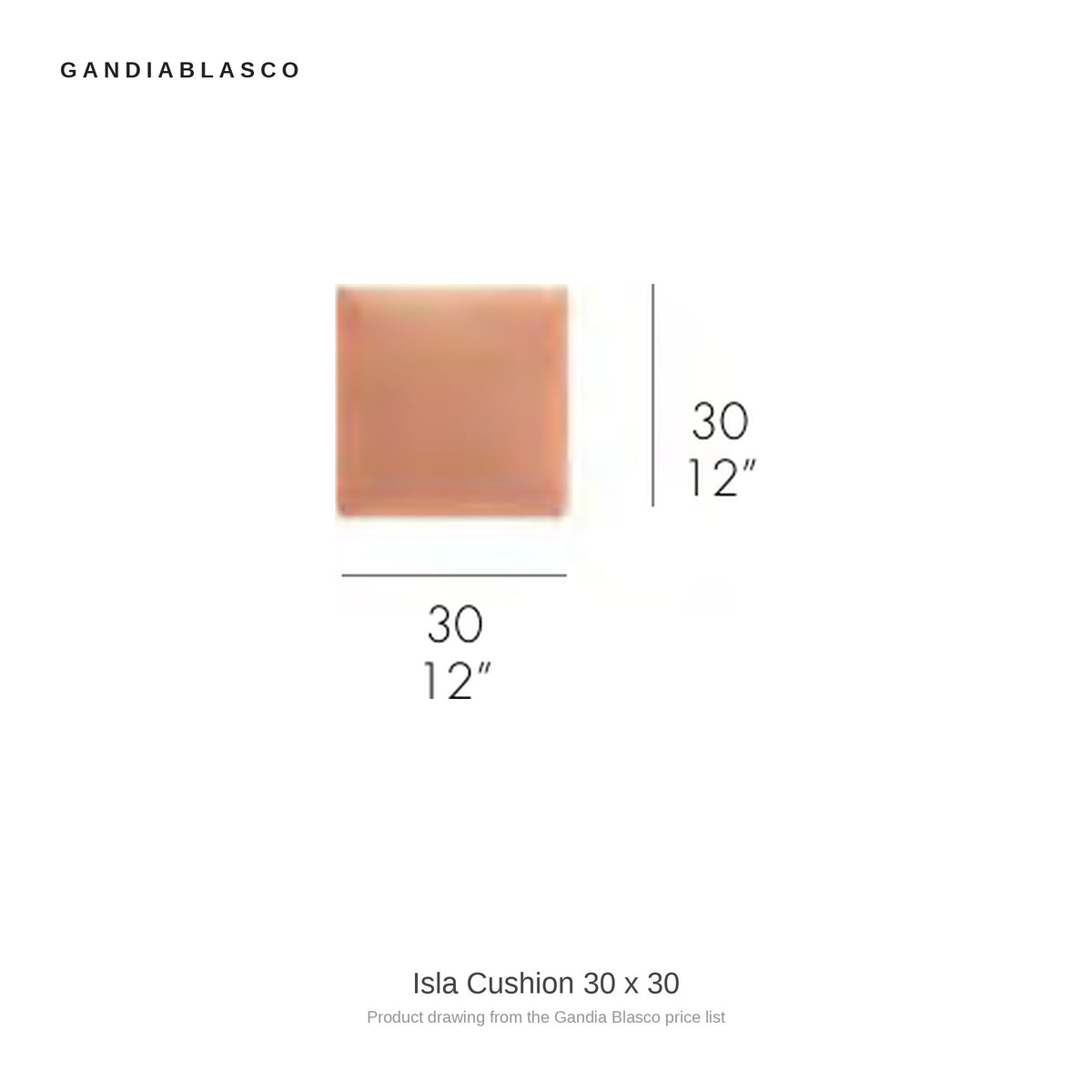 Gandia Blasco Isla Cushion 30 x 30