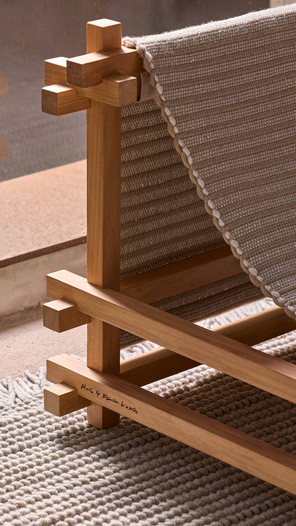 Gandia Blasco Hos Deckchair and Stool