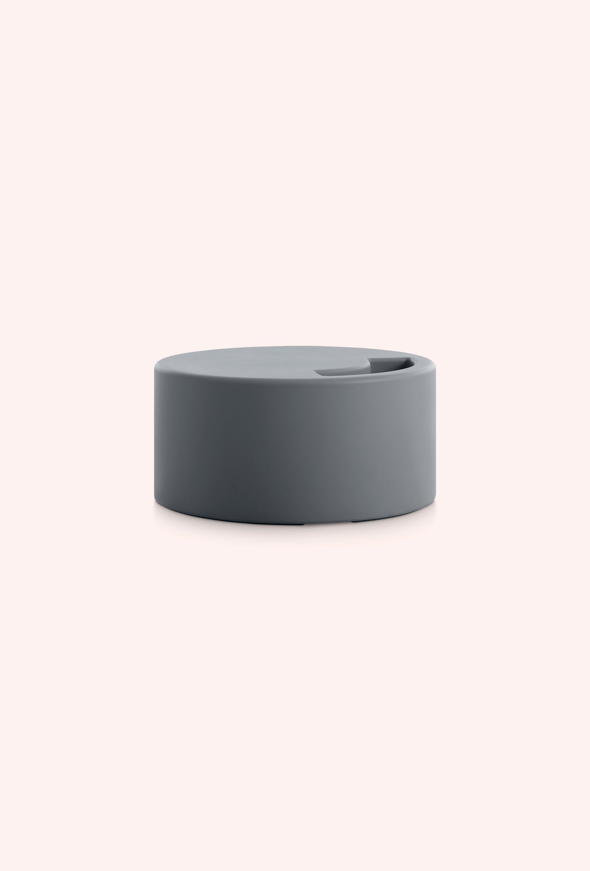 Diabla Lipstick side table in anthracite