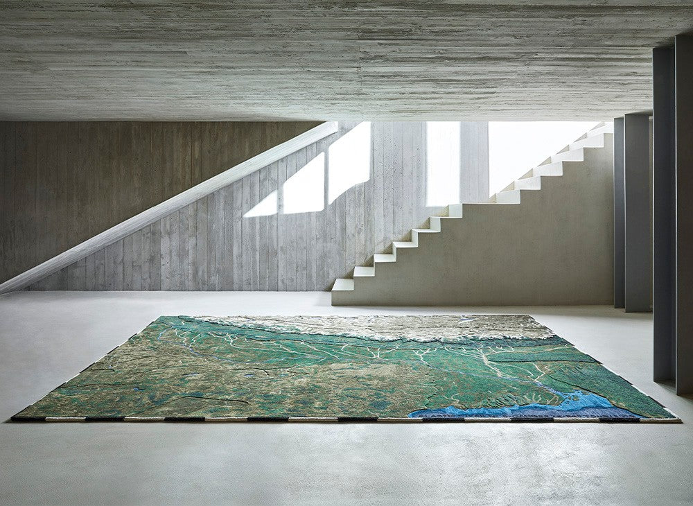 GAN Plastic Rivers Rug, Ganges