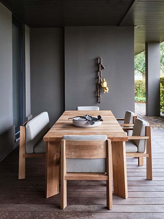 Piet Boon TIMME bench at the dining table