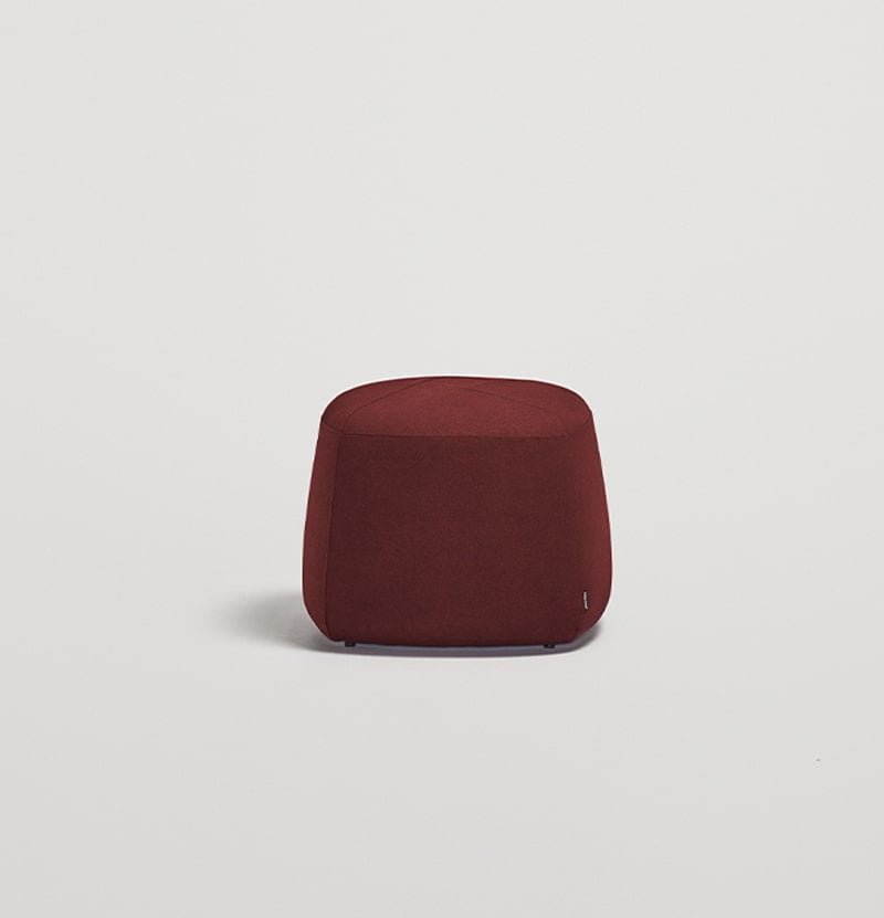 Atoll pouf, square, image: Capdell
