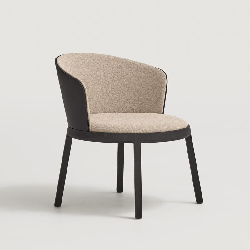 Capdell Aro Lounge Chair, semi-upholstered, image: Capdell