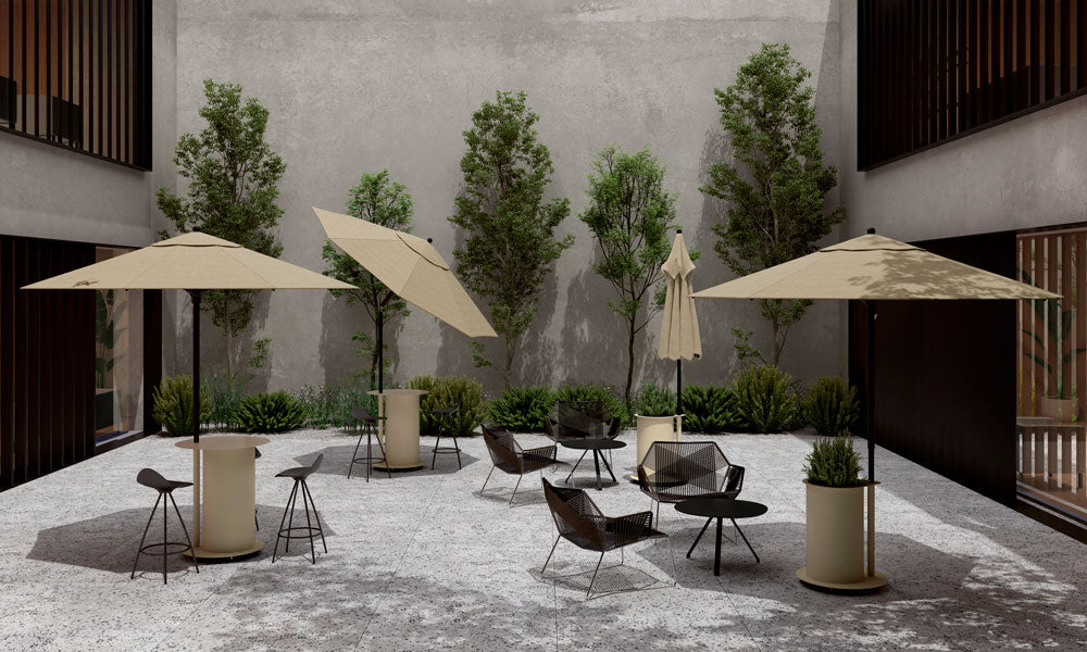 Systemtronic Parallel Planter Parasol Stand