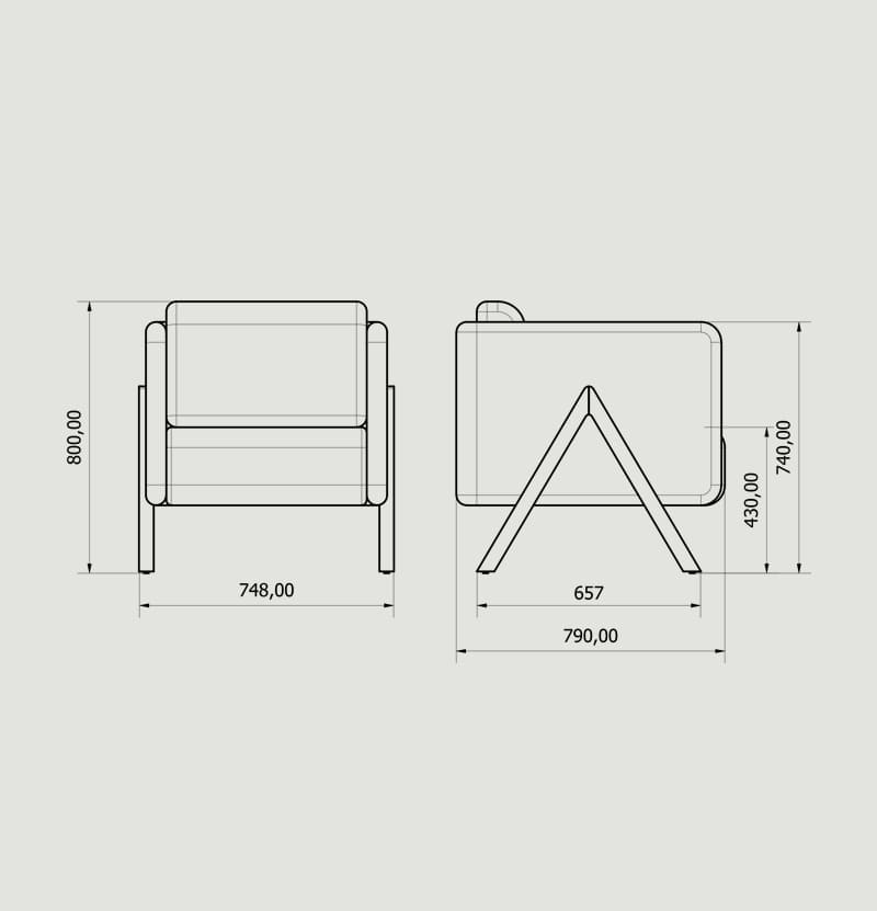 Vision sofa, image: Capdell