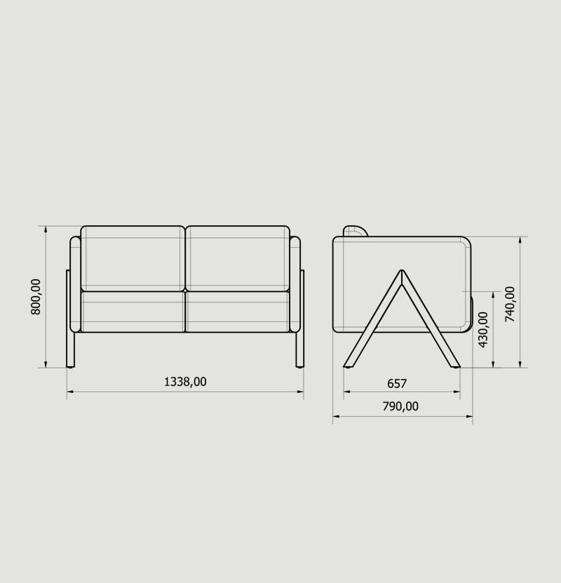 Vision sofa, image: Capdell