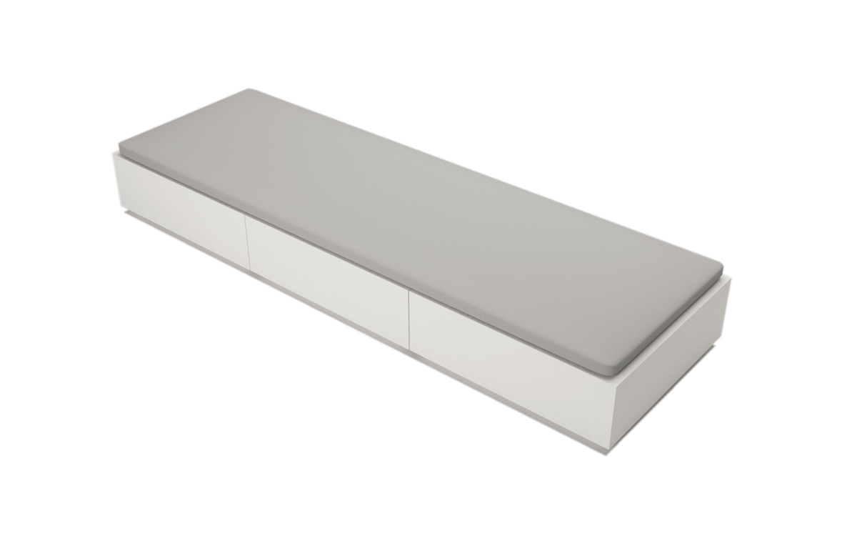 Poolins long lounger module with cushion