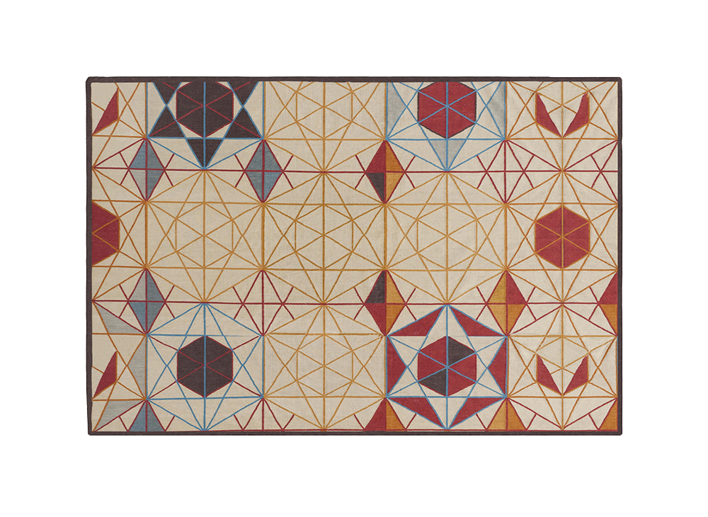 GAN Hexa Rug, Orange
