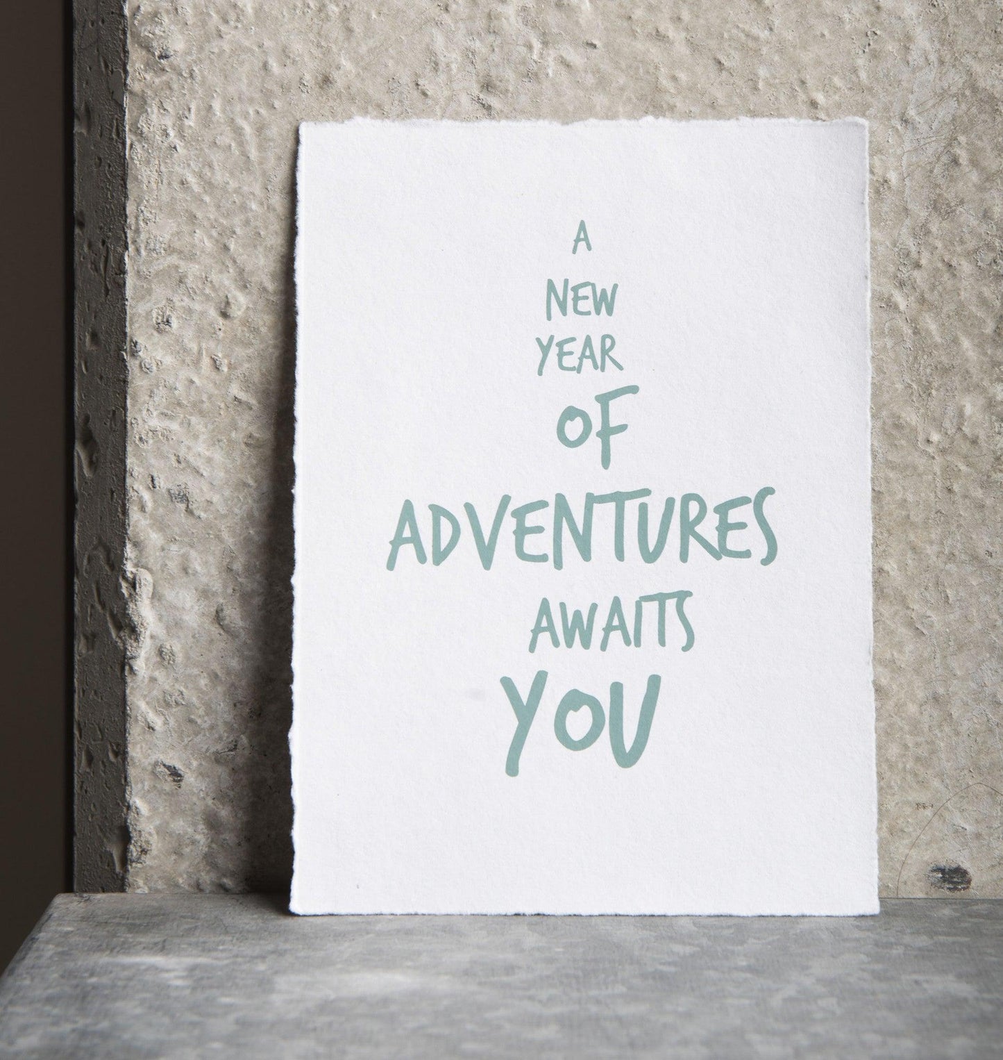 Wish cards with envelope - Adventures (set of 12)