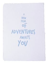 Wish cards with envelope - Adventures (set of 12)