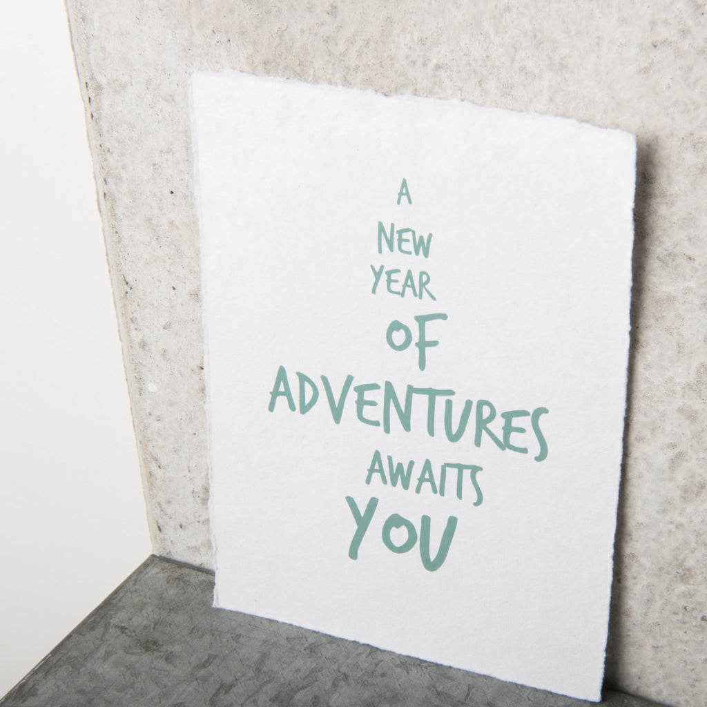 Wish cards with envelope - Adventures (set of 12)