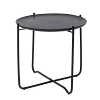 Coffee table with serving tray Fez, Shizu Black Small