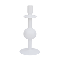 Candle holder recycled glass Bulb, 30cm