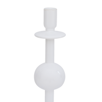 Candle holder recycled glass Bulb, 30cm