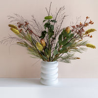 Vase Flower Recycled Glass Bulb