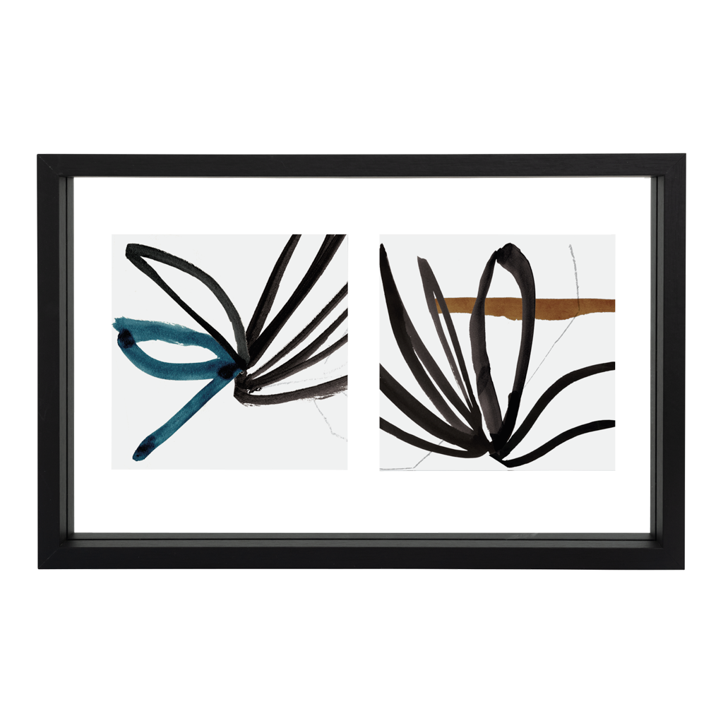 Photo frame Floating Minimalism Double, Black
