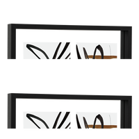 Photo frame Floating Minimalism Double, Black
