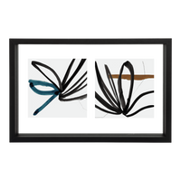Photo frame Floating Minimalism Double, Black
