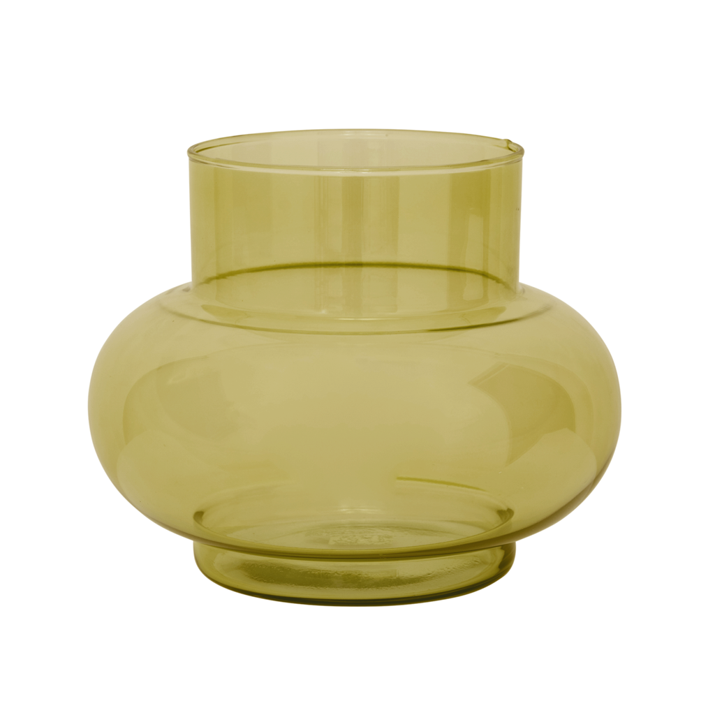 Vase Recycled Glass Tummy B