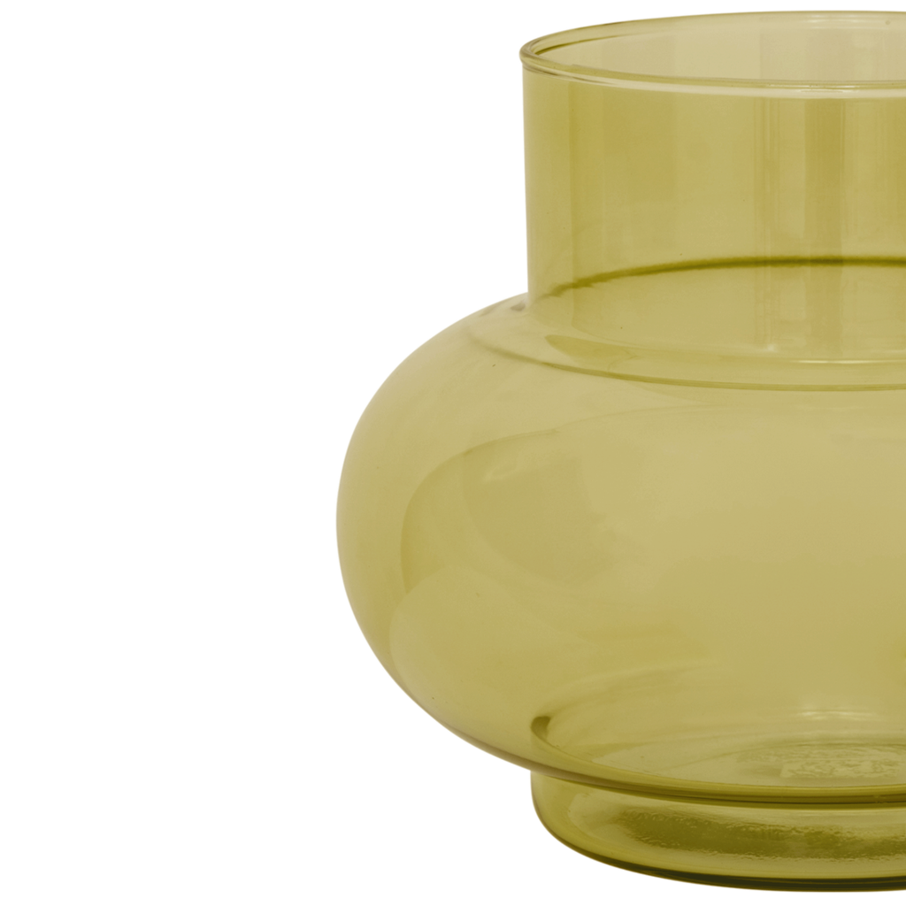 Vase Recycled Glass Tummy B