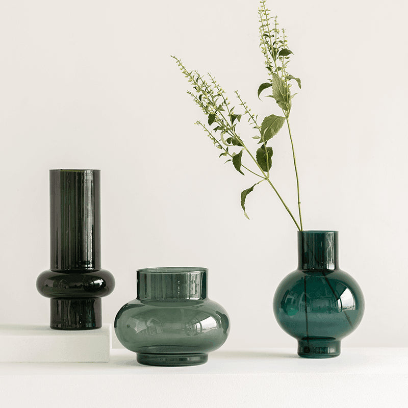 Vase Recycled Glass Tummy B