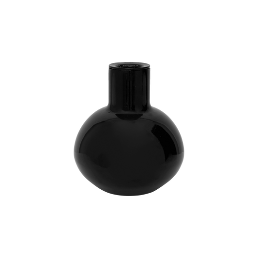 Candle holder Bubble Black, S