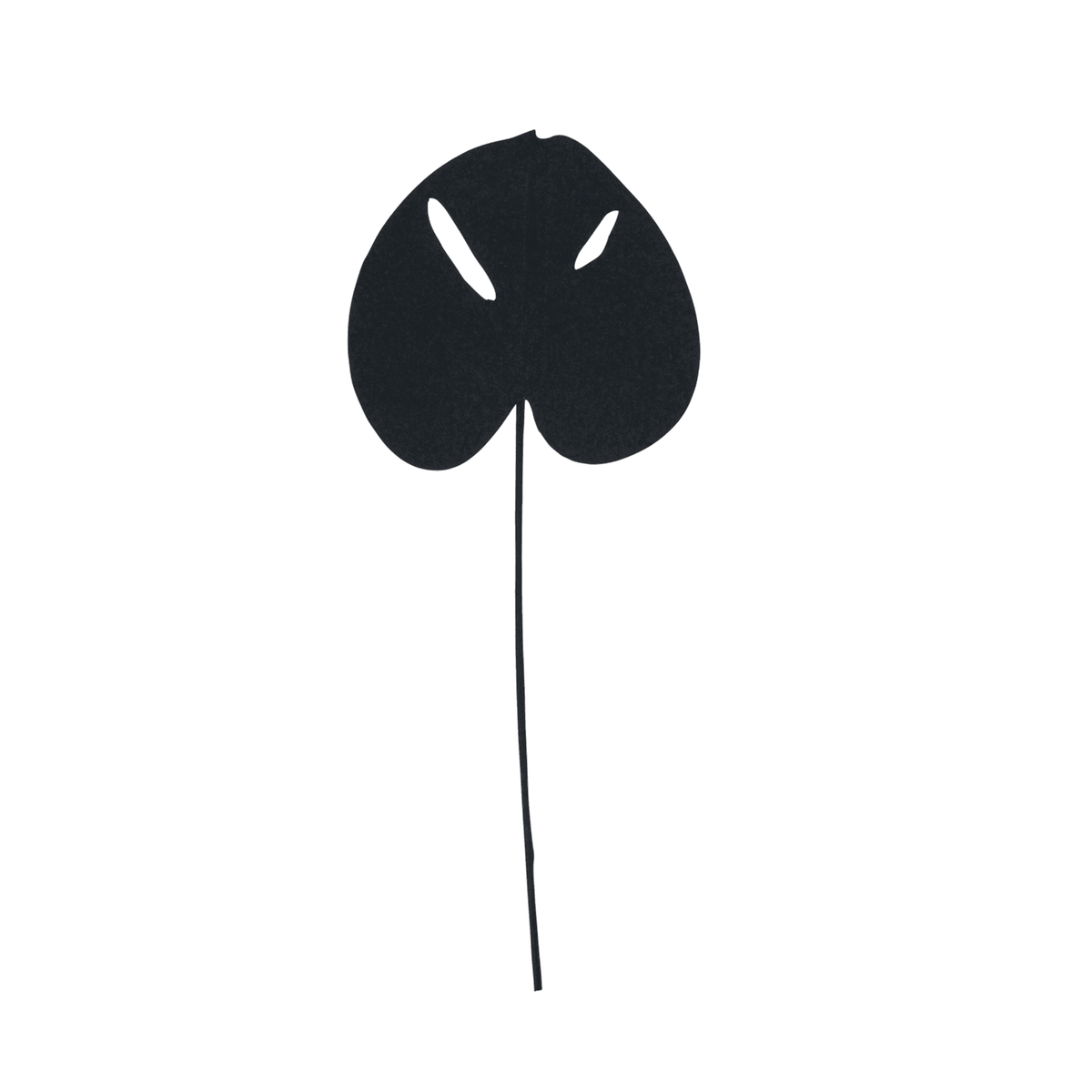 Planta recycled paper Monstera, Black (set of 6)