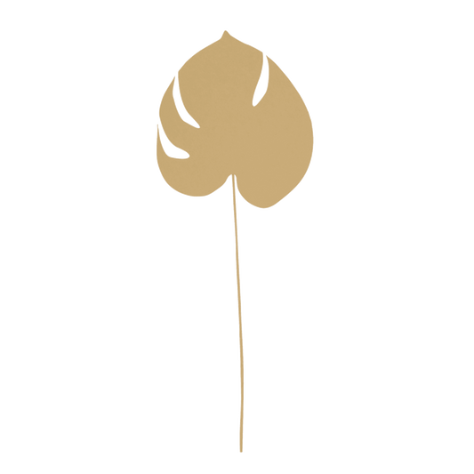 Planta recycled paper Monstera, Almond buff (set of 6)