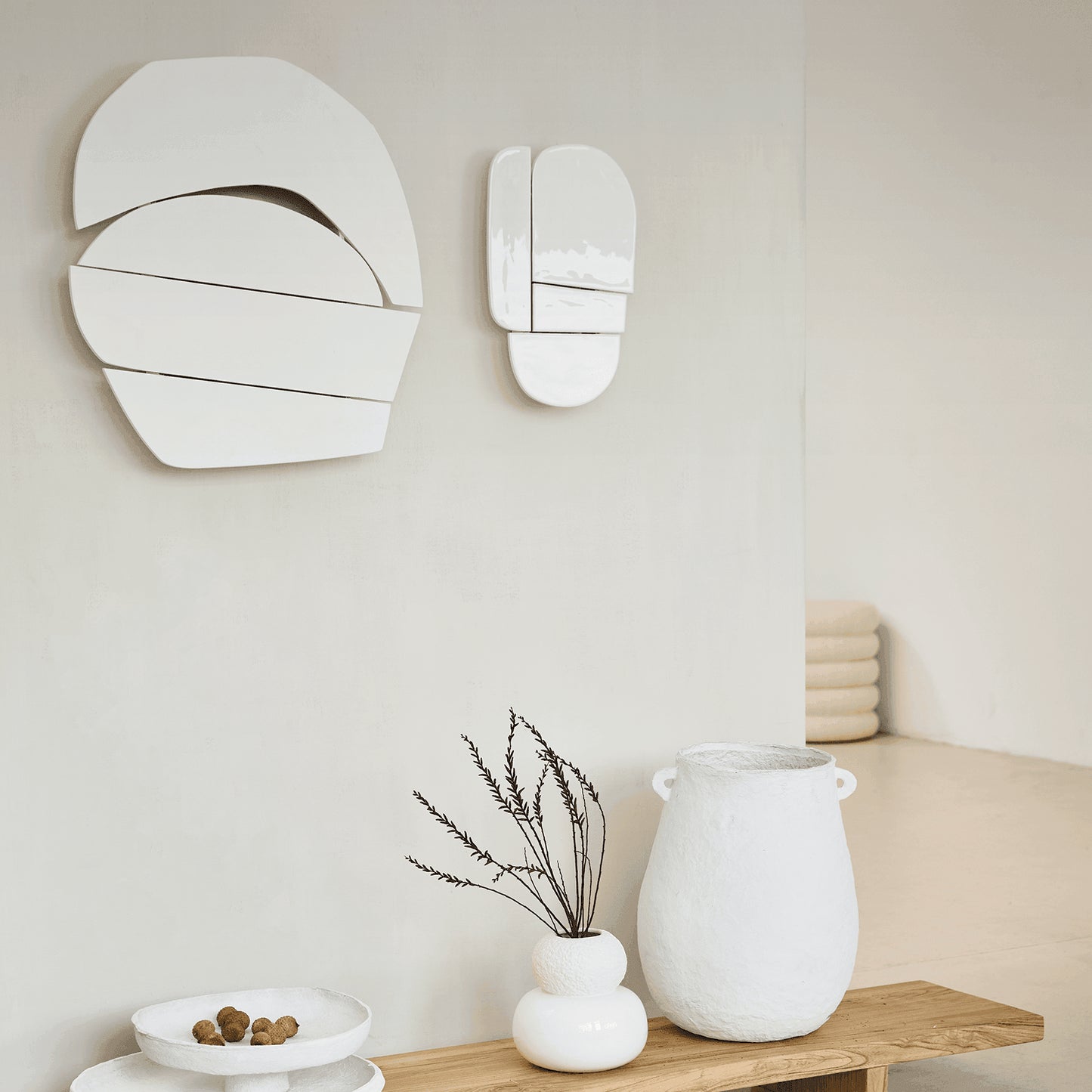 Wall decor Wood Block Off White