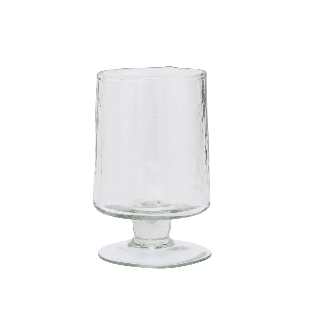 Wine glass Hammered Transparent (set of 4)