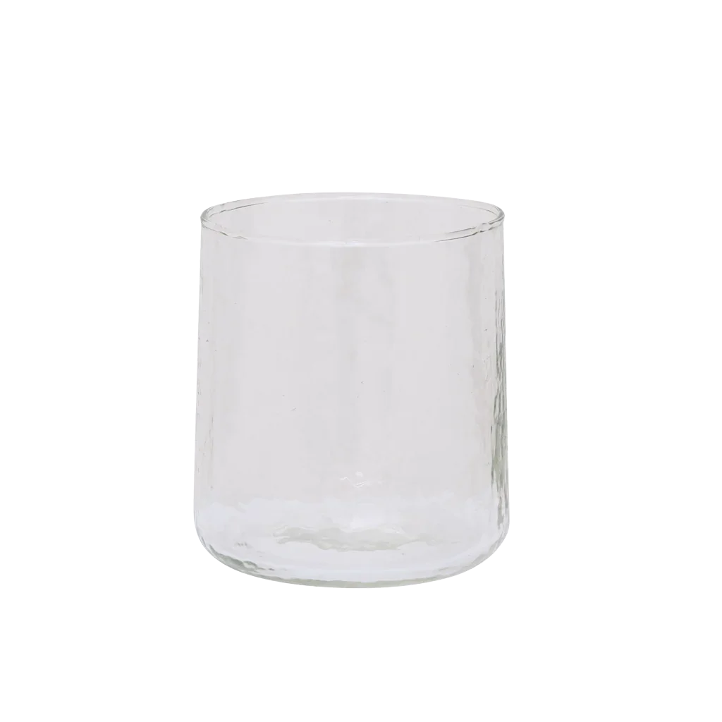 Tumbler Hammered Transparent (set of 4)