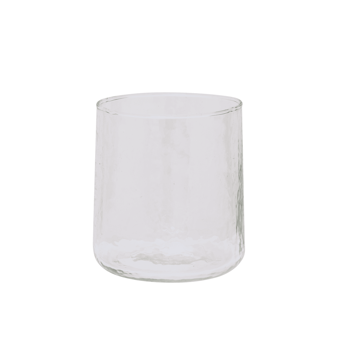 Tumbler Hammered Transparent (set of 4)