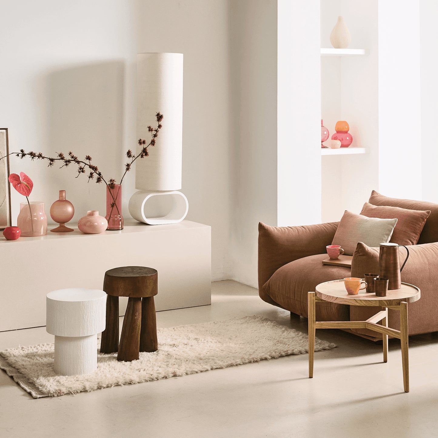 Floor lamp Barletta White