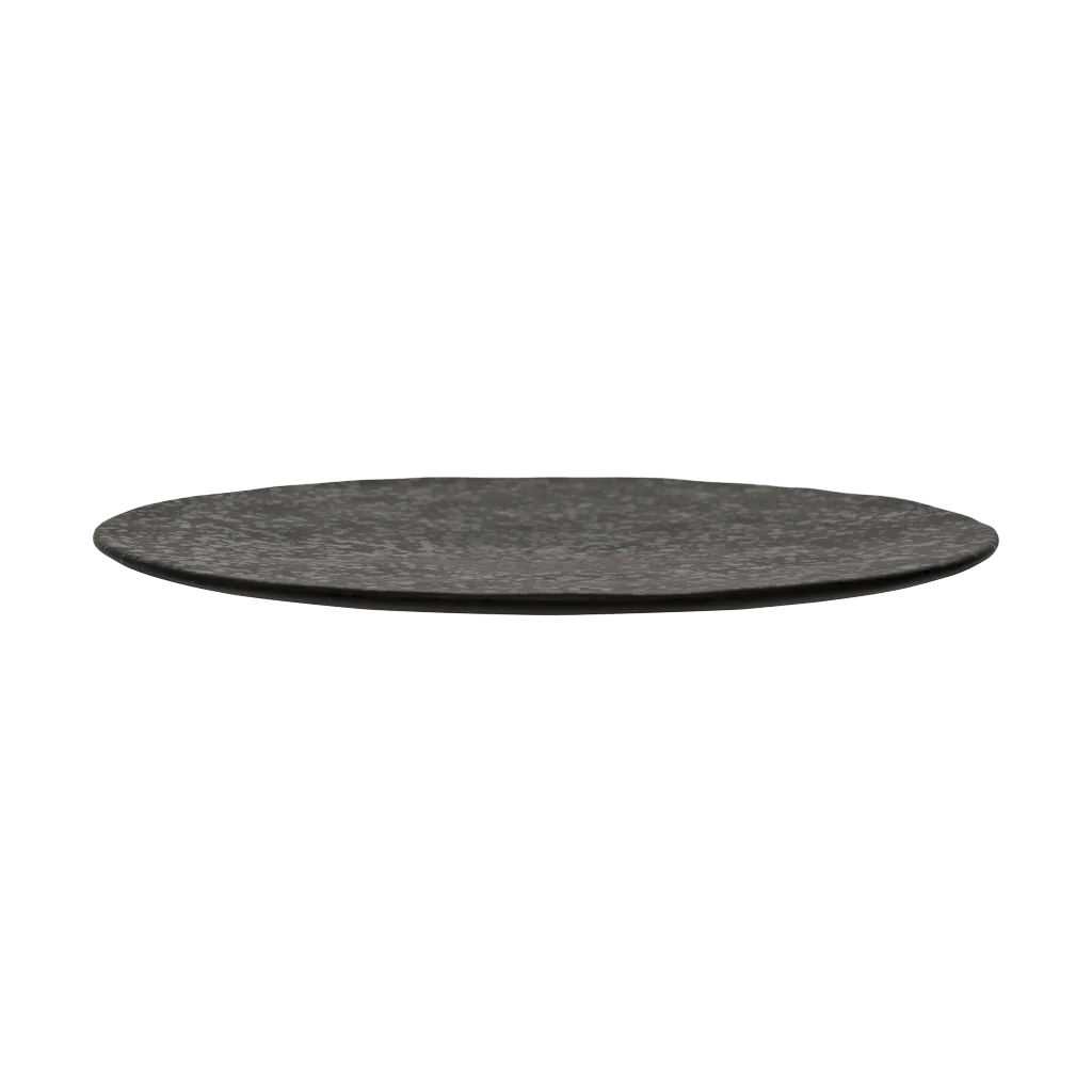 Serving plate black, Ø38 cm