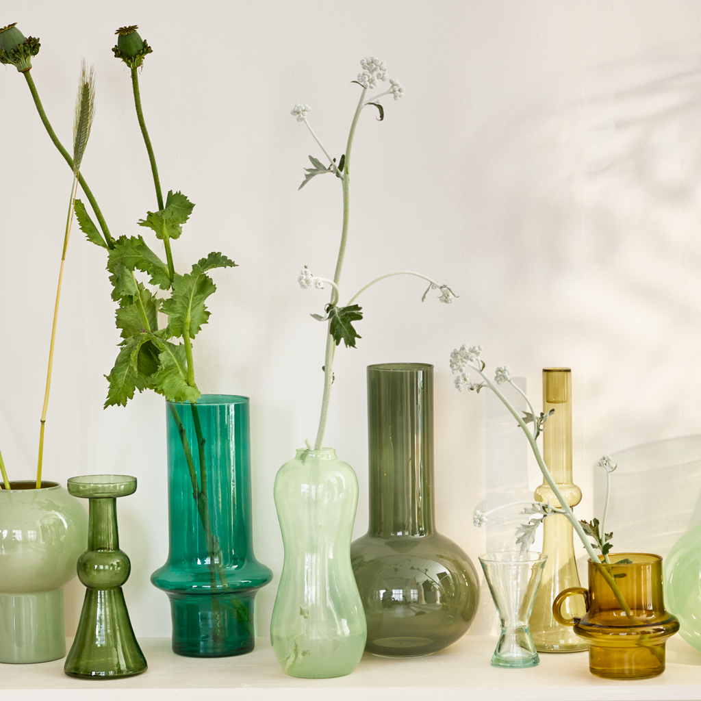 Vase recycled glass