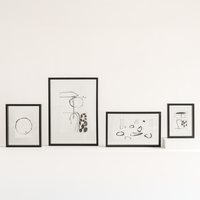 Photo frame Floating Minimalism Black, S