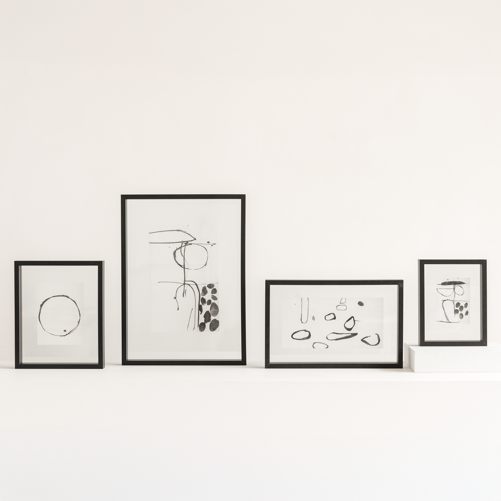 Photo frame Floating Minimalism Black, S