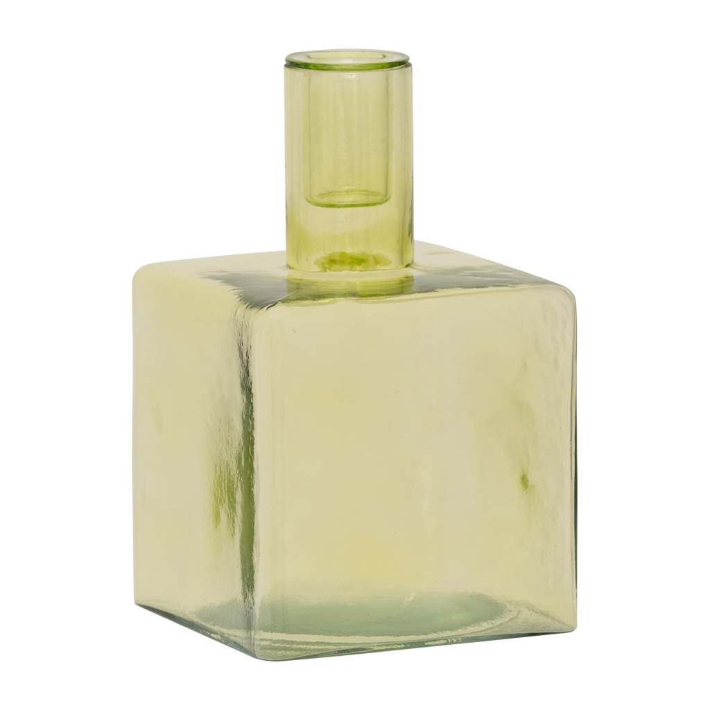 Candle holder Cubico Pale Green