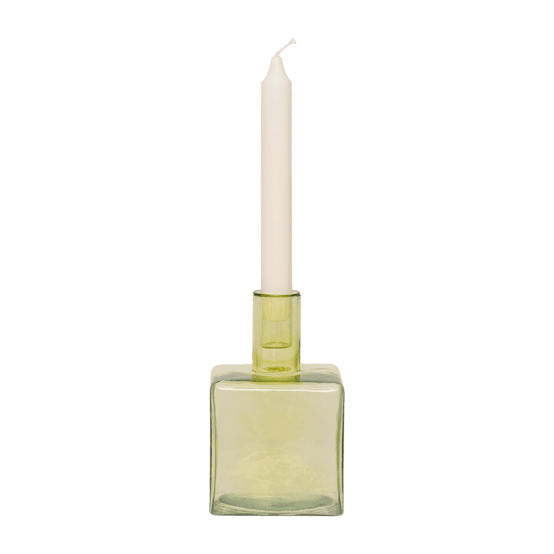 Candle holder Cubico Pale Green