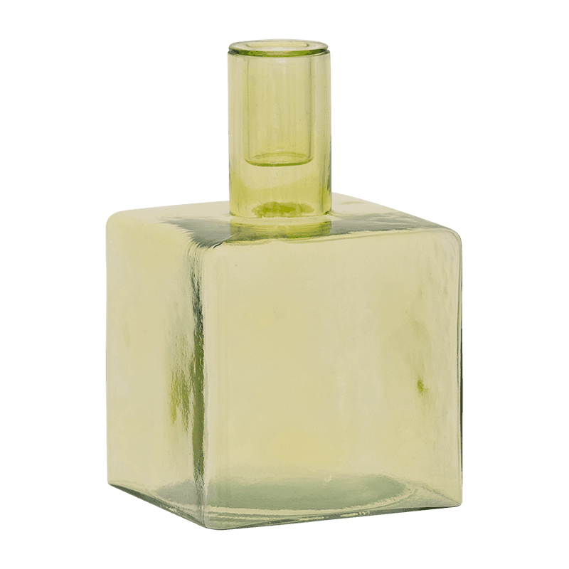 Candle holder Cubico Pale Green